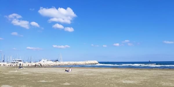 Beach, Larnaca, Cyprus